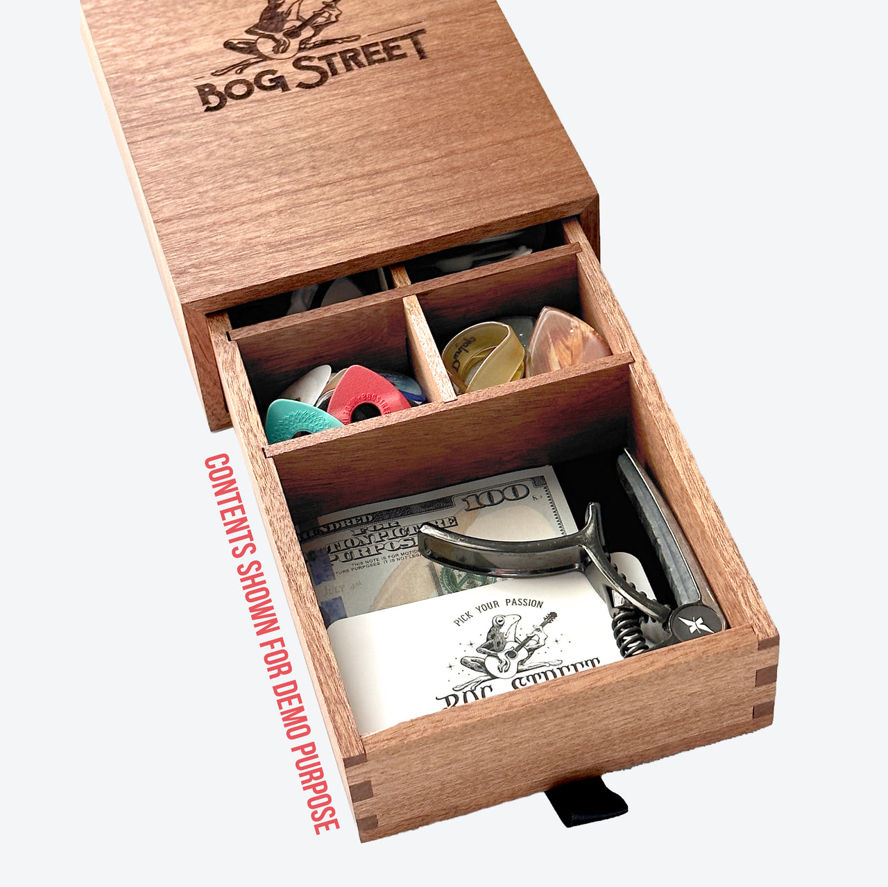 Guitar Accessory Box (Sapele Hardwood)