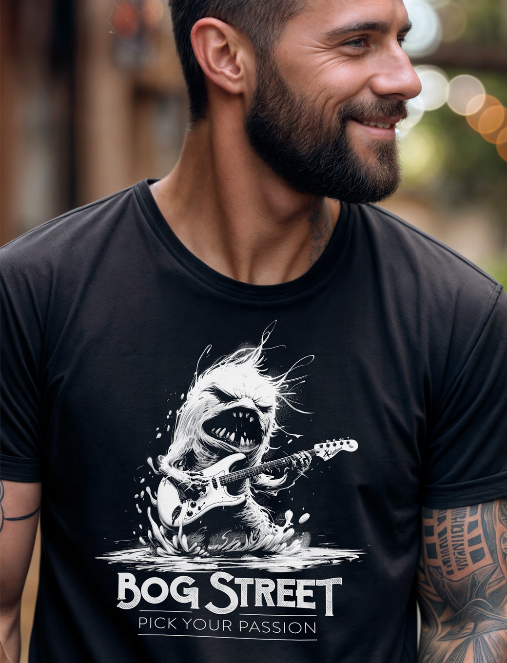 Rockin' Swamp Ghost - Bog Street Brand T-shirts