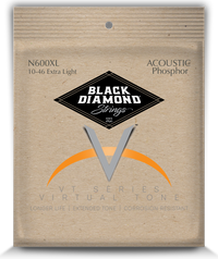 Thumbnail for Uncoated Natural Phosphor Bronze Acoustic Guitar 92/8 by Black Diamond USA