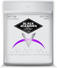 Thumbnail for Black Coated Electric Guitar Nickel by Black Diamond USA