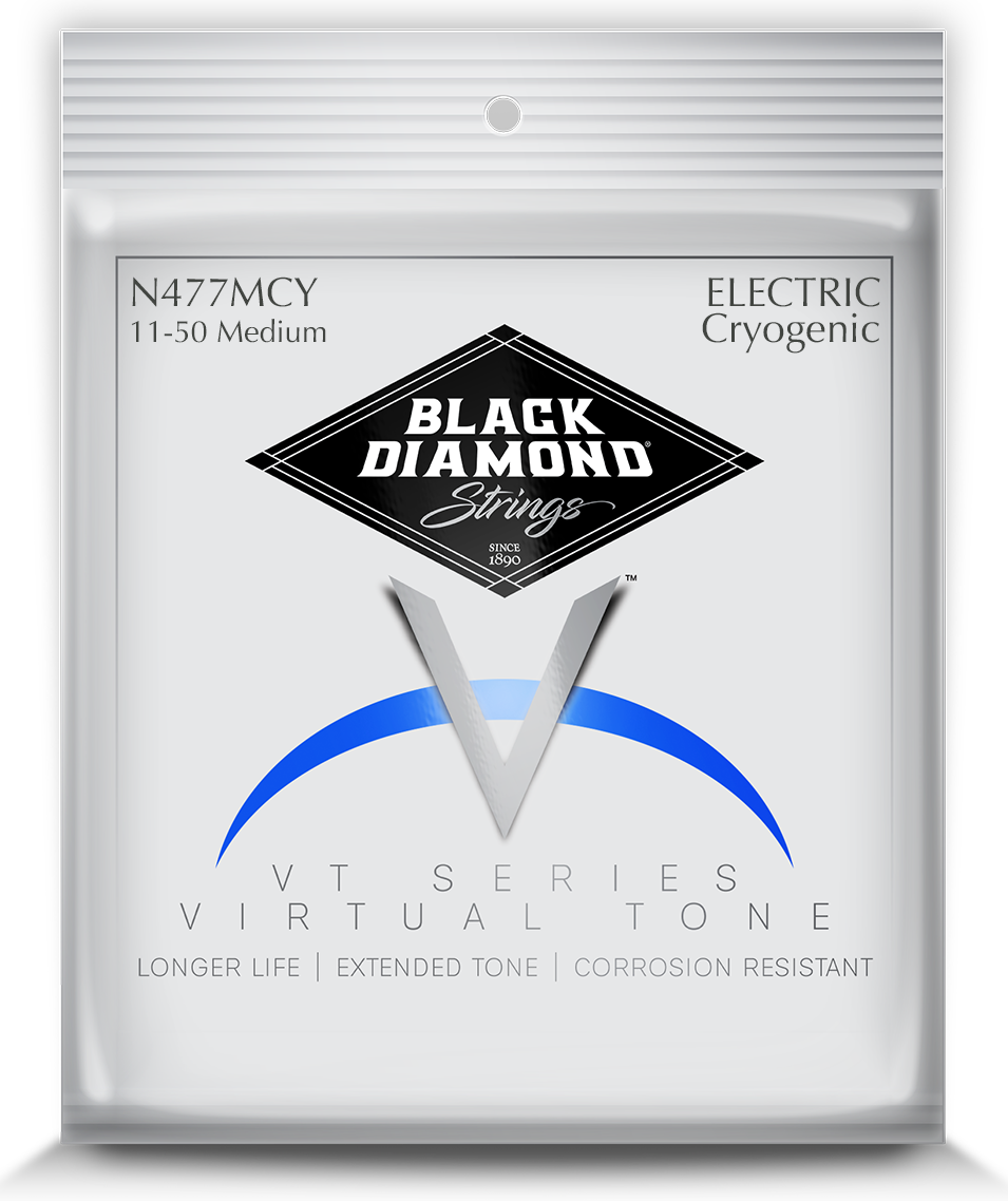 Cryogenic Treated Electric Guitar strings by Black Diamond USA