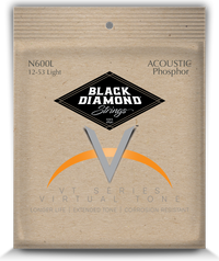 Thumbnail for Uncoated Natural Phosphor Bronze Acoustic Guitar 92/8 by Black Diamond USA