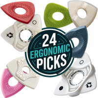 Thumbnail for Bog Street Ultimate Mix Pack– 24 Patented Ergonomic Guitar Picks