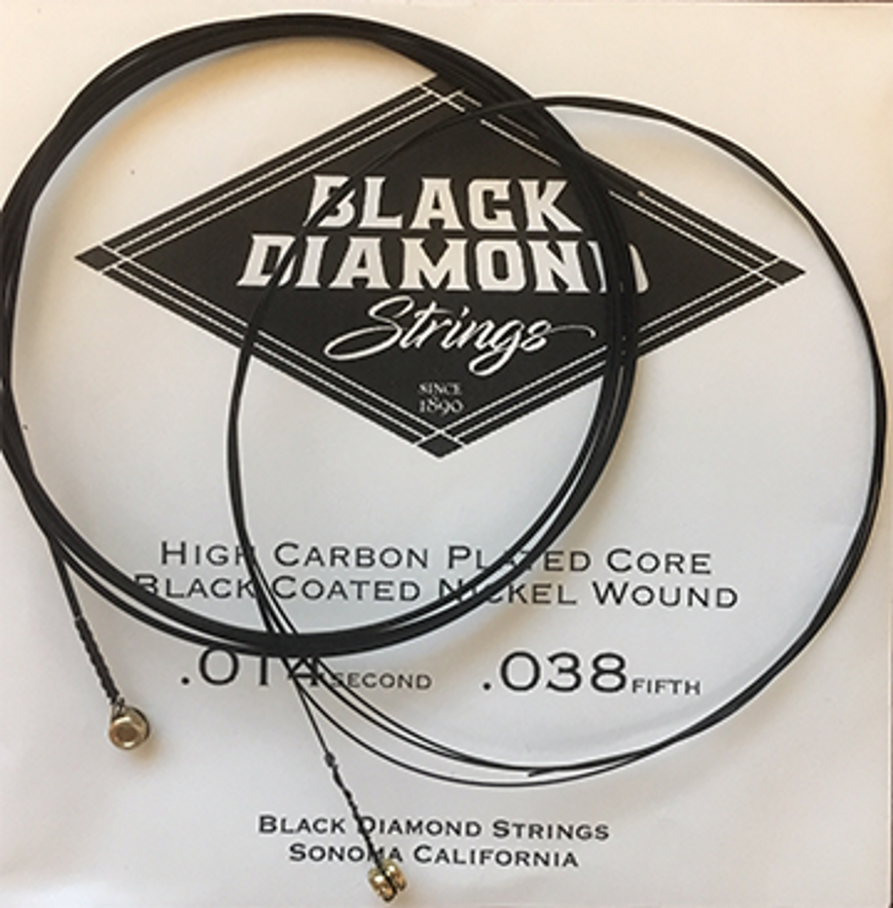 Black Coated Electric Guitar Nickel by Black Diamond USA