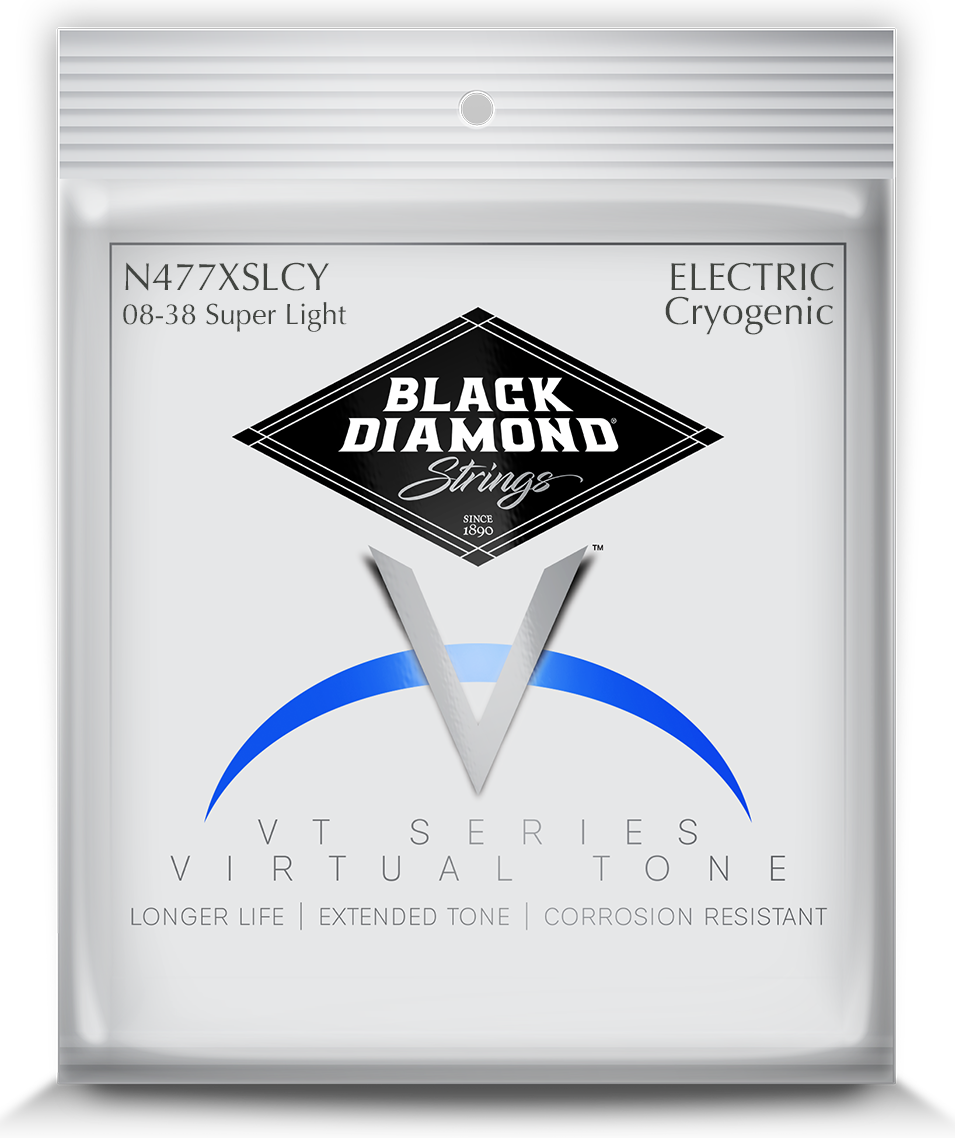 Cryogenic Treated Electric Guitar strings by Black Diamond USA