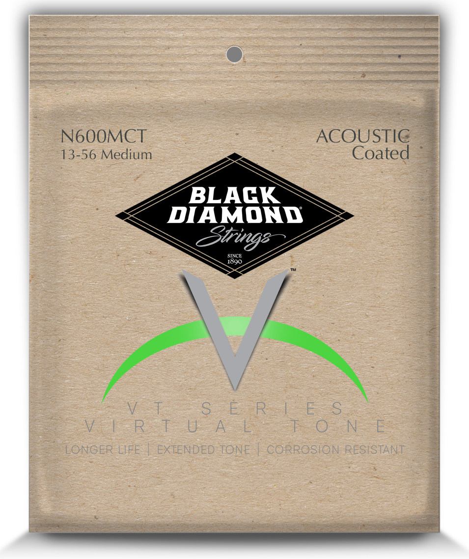 Clear Coated Acoustic Phosphor Bronze 92/8 by Black Diamond USA