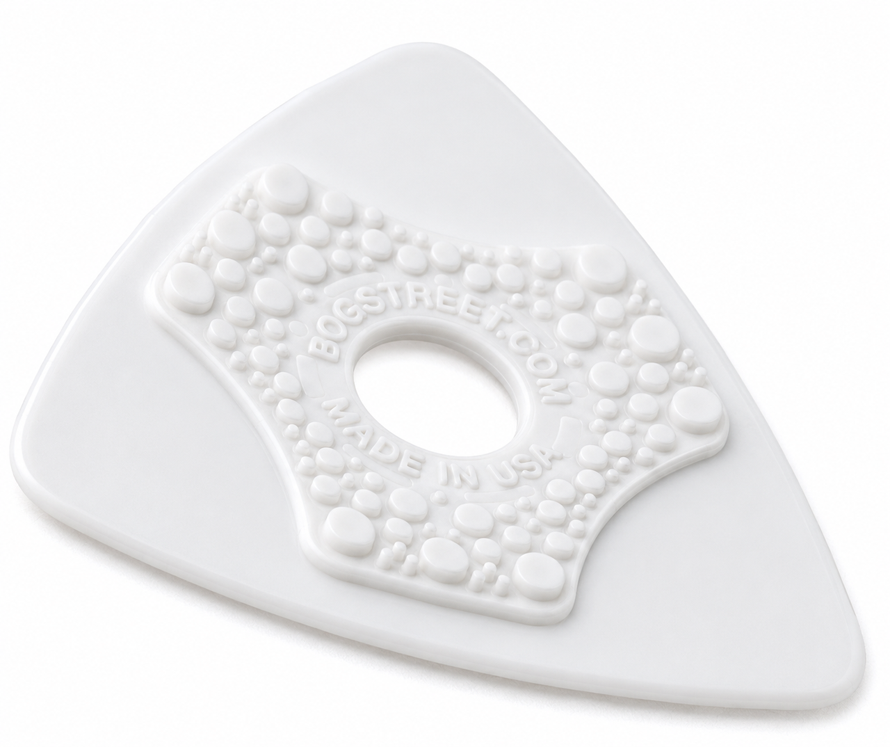 Bog Street Scales 0.8mm 3-Sided Ergonomic Guitar Picks with Rubberized Grip, 10-Pack