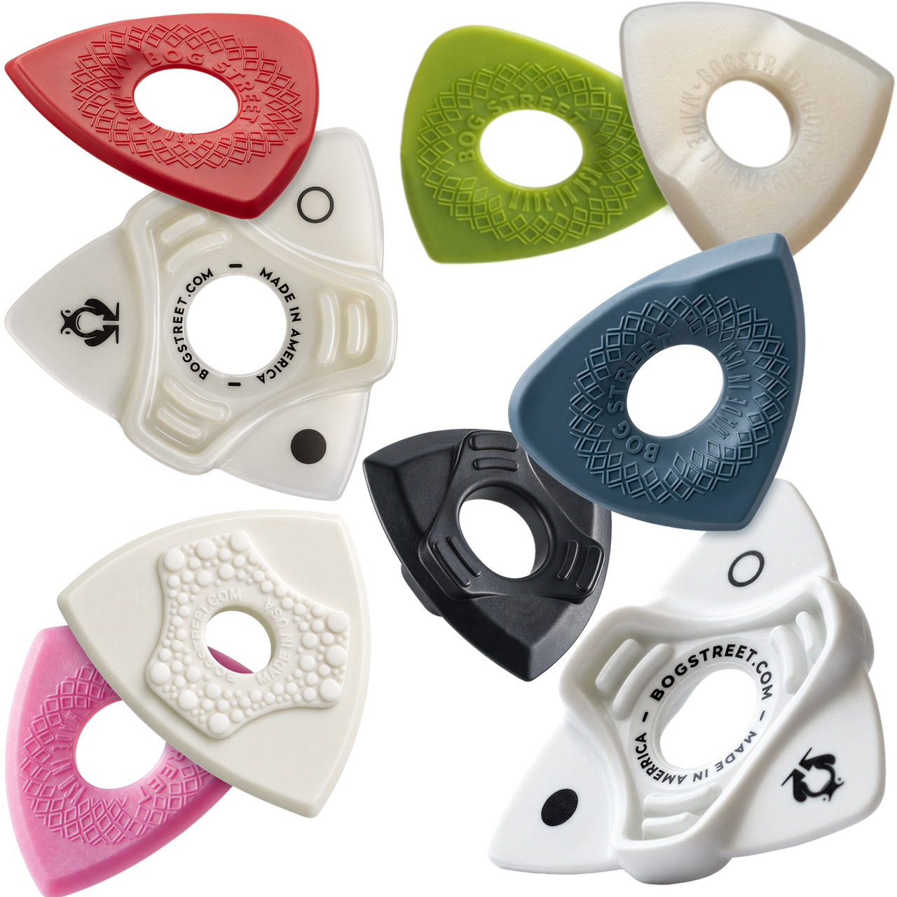 Bog Street Ultimate Mix Pack– 24 Patented Ergonomic Guitar Picks