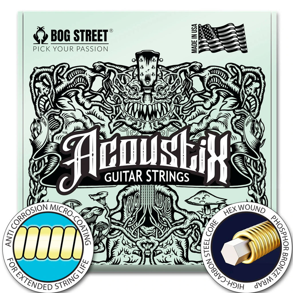 Coated Acoustic Guitar Strings